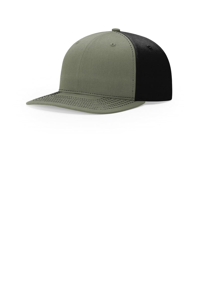 Richardson Solid Twill Trucker - Loden/ Black