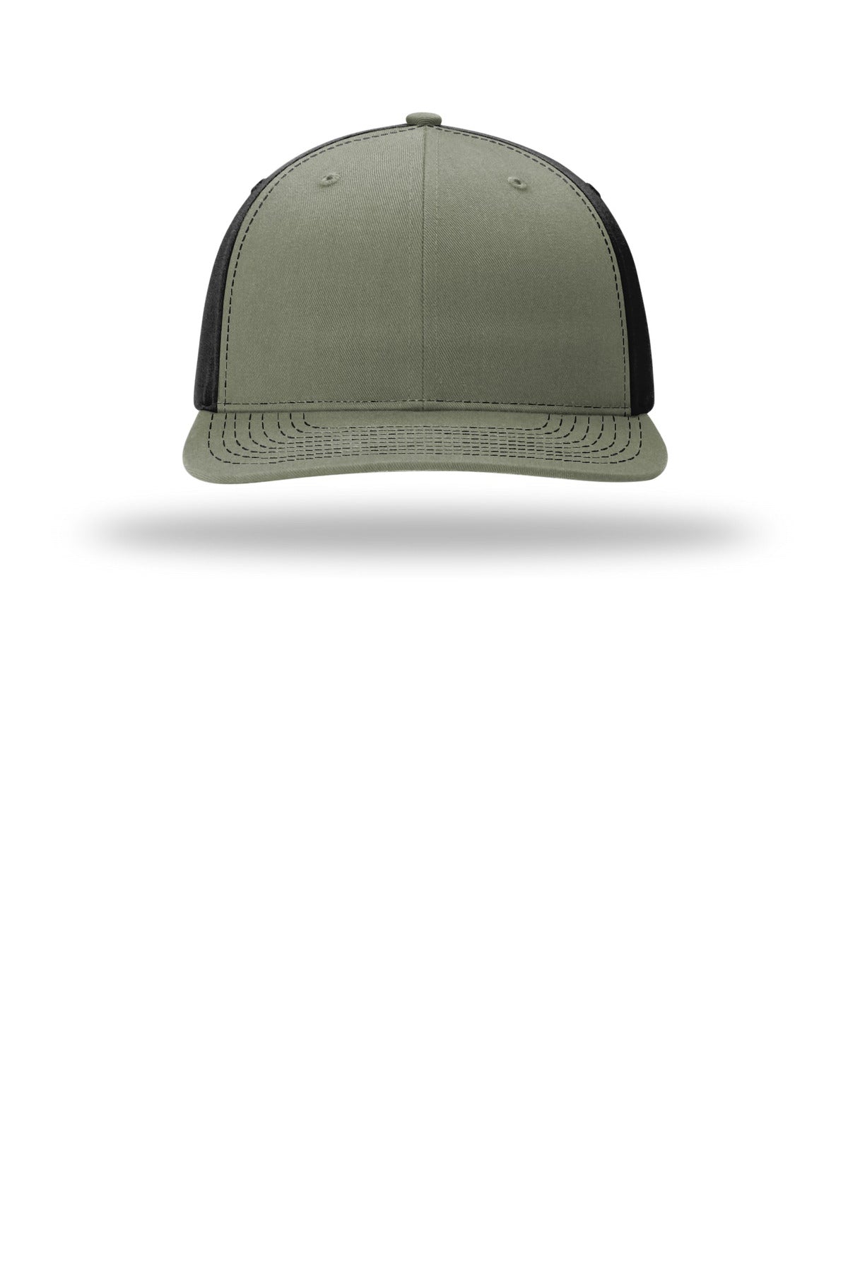 Richardson Solid Twill Trucker - Loden/ Black