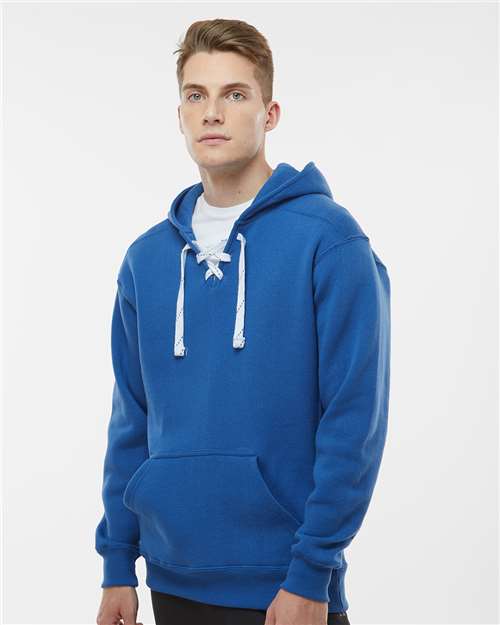 Men's Sport Lace Hooded Sweatshirt - Royal
