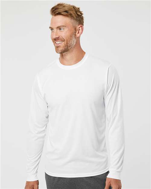 Unisex Nexgen Performance Long Sleeve T-Shirt - White