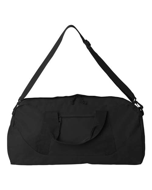 Recycled 23 1/2" Large Duffel Bag - Black