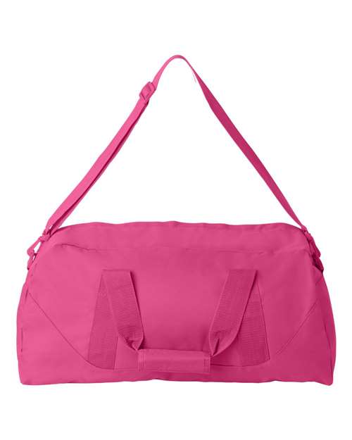 Recycled 23 1/2" Large Duffel Bag - Hot Pink