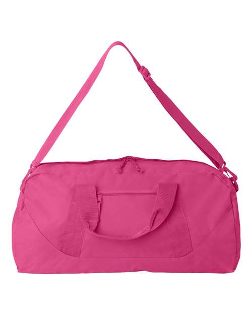 Recycled 23 1/2" Large Duffel Bag - Hot Pink