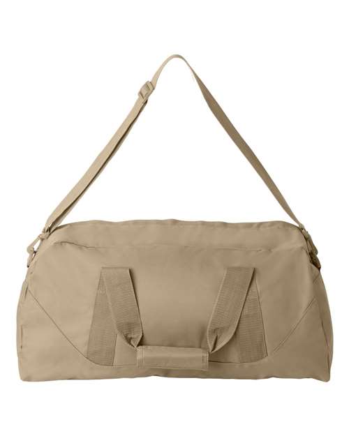 Recycled 23 1/2" Large Duffel Bag - Light Tan