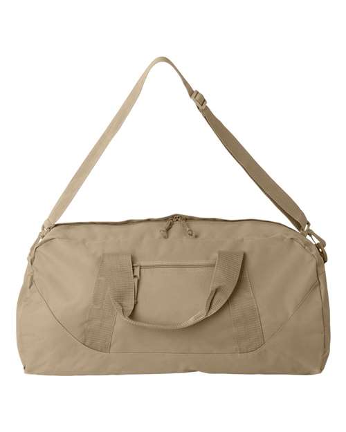 Recycled 23 1/2" Large Duffel Bag - Light Tan