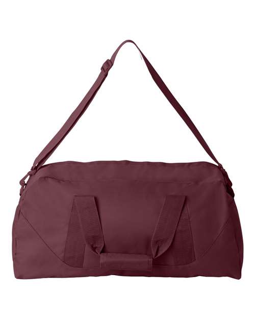 Recycled 23 1/2" Large Duffel Bag - Maroon