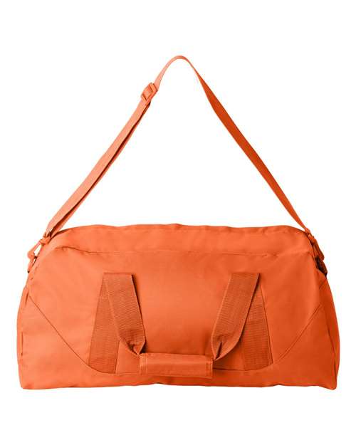 Recycled 23 1/2" Large Duffel Bag - Orange