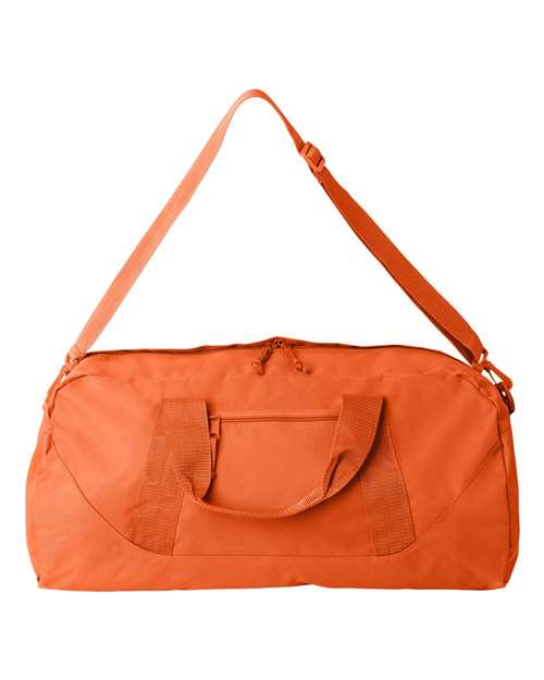Recycled 23 1/2" Large Duffel Bag - Orange