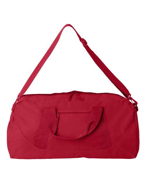 Recycled 23 1/2" Large Duffel Bag - Red