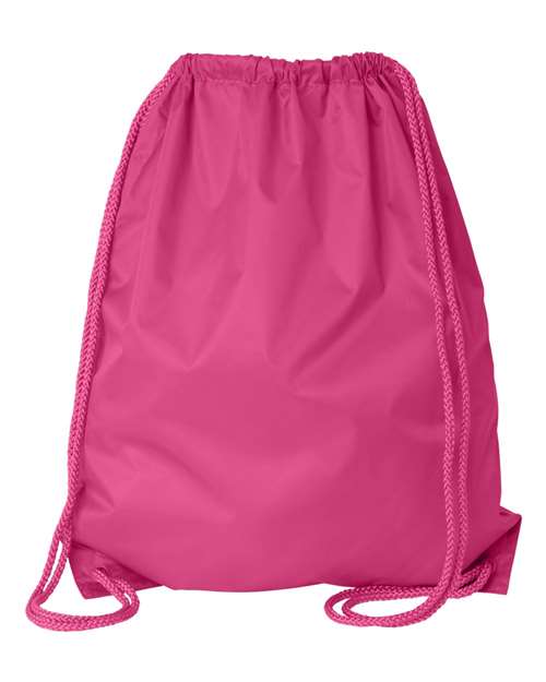 Large Drawstring Pack with DUROcord - Hot Pink