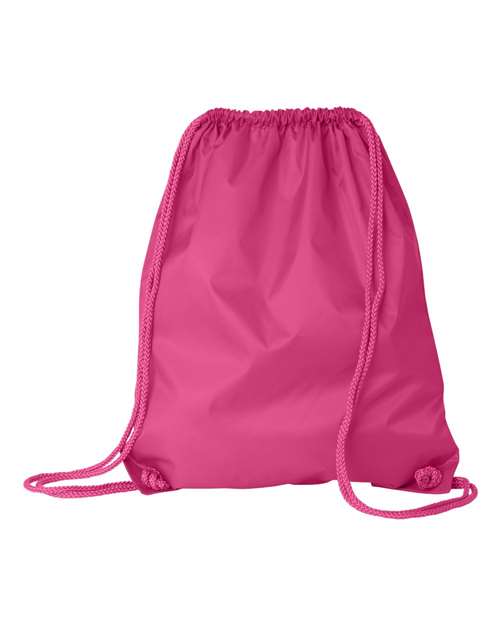 Large Drawstring Pack with DUROcord - Hot Pink