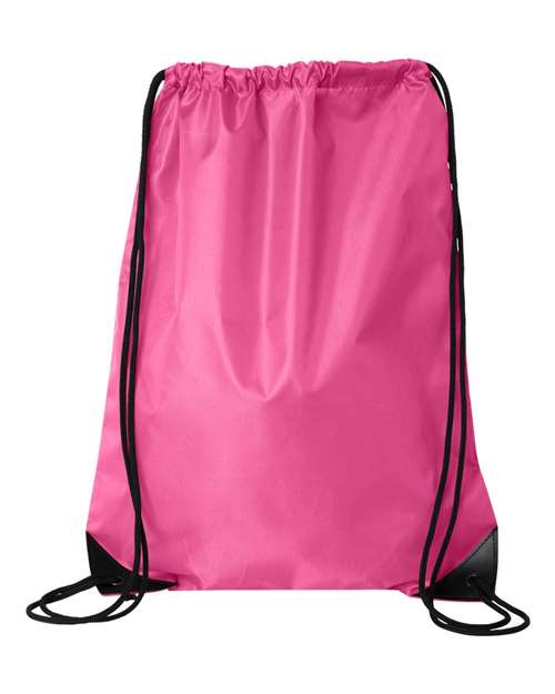 Value Drawstring Backpack - Hot Pink