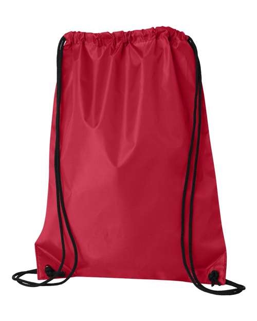 Value Drawstring Backpack - Red
