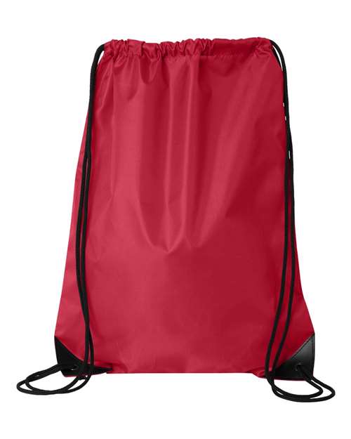Value Drawstring Backpack - Red