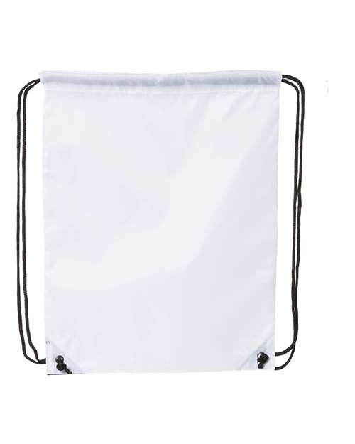 Value Drawstring Backpack - White