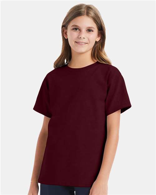 Youth Essential-T T-Shirt - Maroon