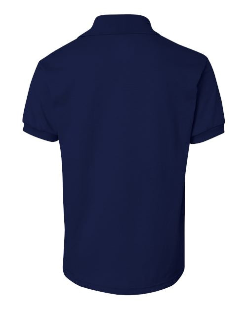 Youth EcoSmart® Jersey Polo - Navy