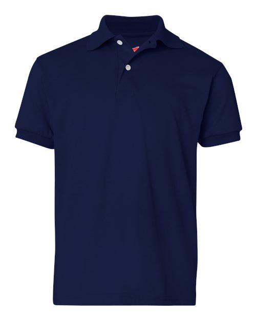 Youth EcoSmart® Jersey Polo - Navy