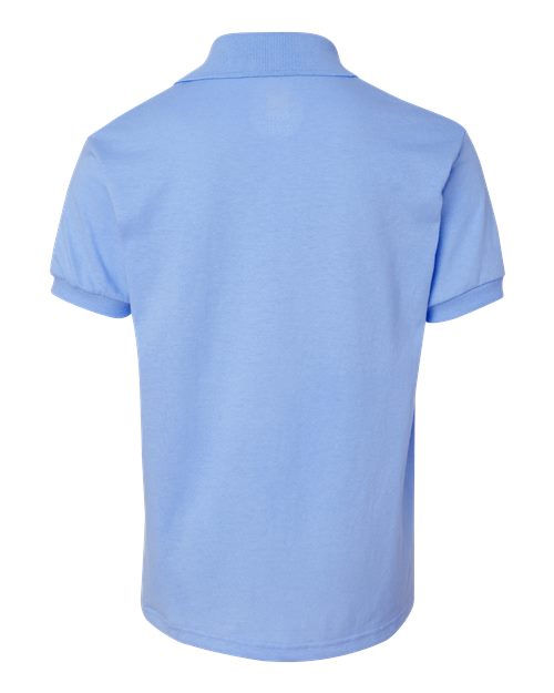 Youth EcoSmart® Jersey Polo - Light Blue