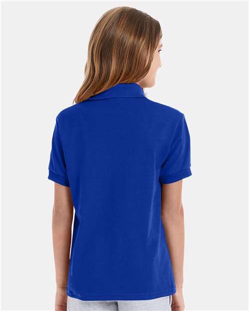 Youth EcoSmart® Jersey Polo - Deep Royal