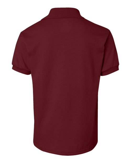 Youth EcoSmart® Jersey Polo - Maroon