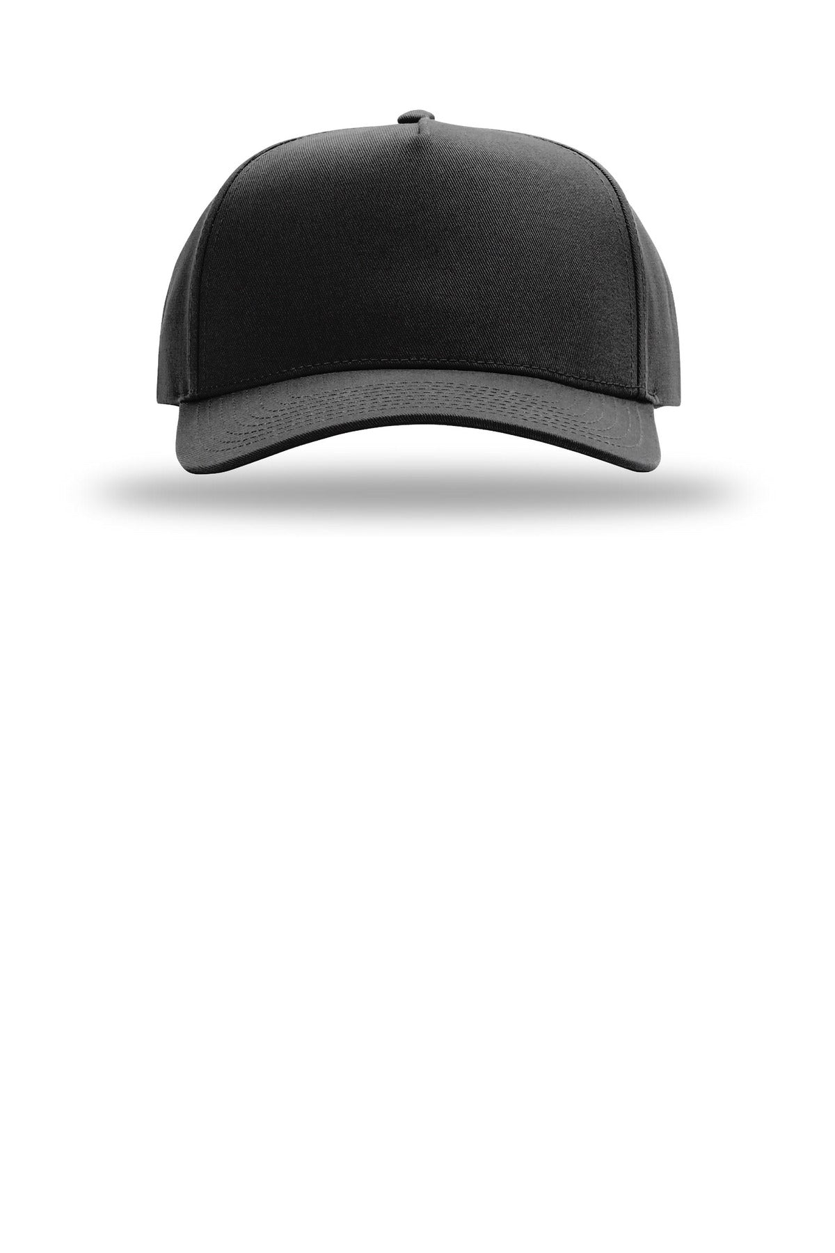 Richardson Full Fabric 5-Panel Champ - Black
