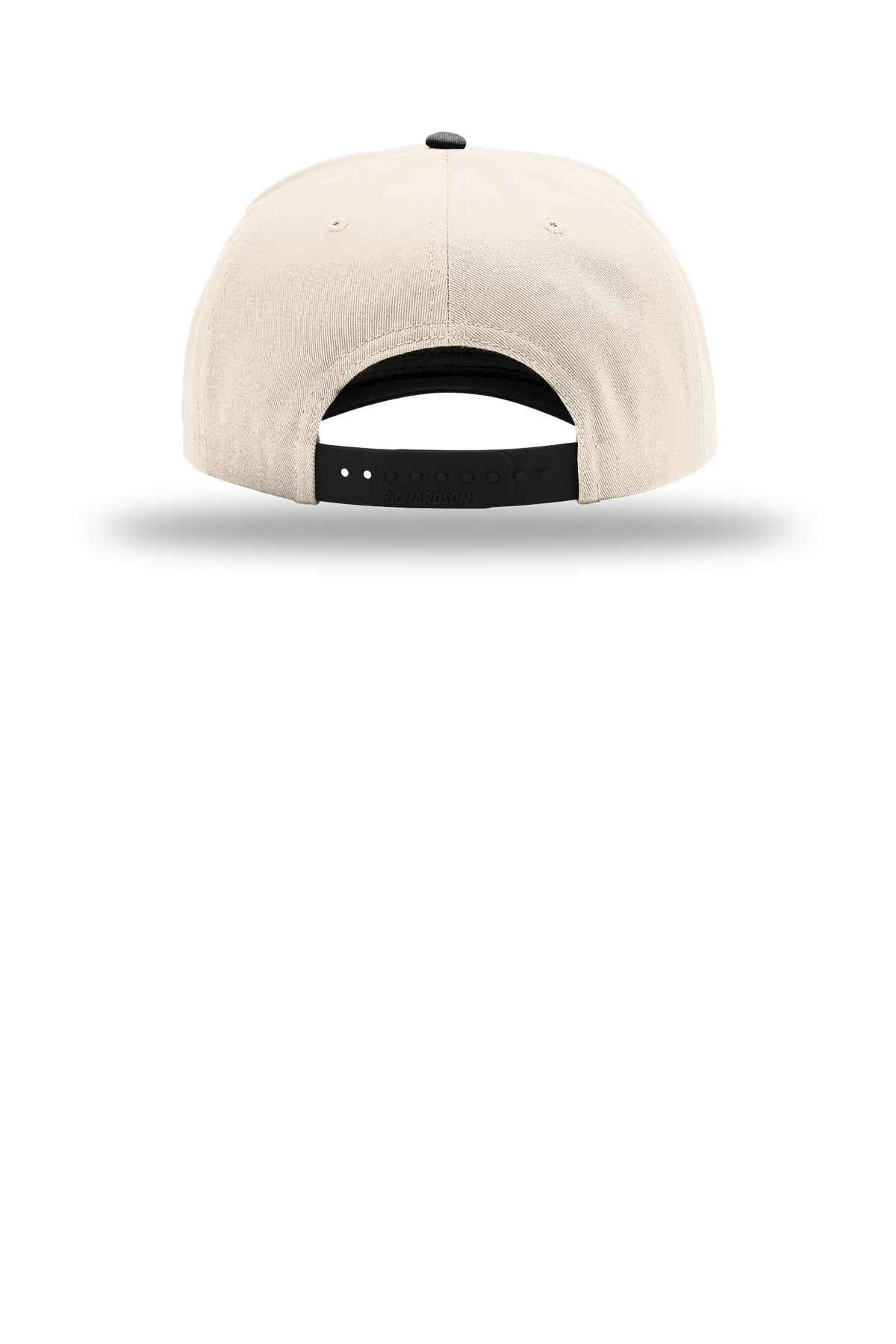 Richardson Full Fabric 5-Panel Champ - Cream/ Cream/ Black