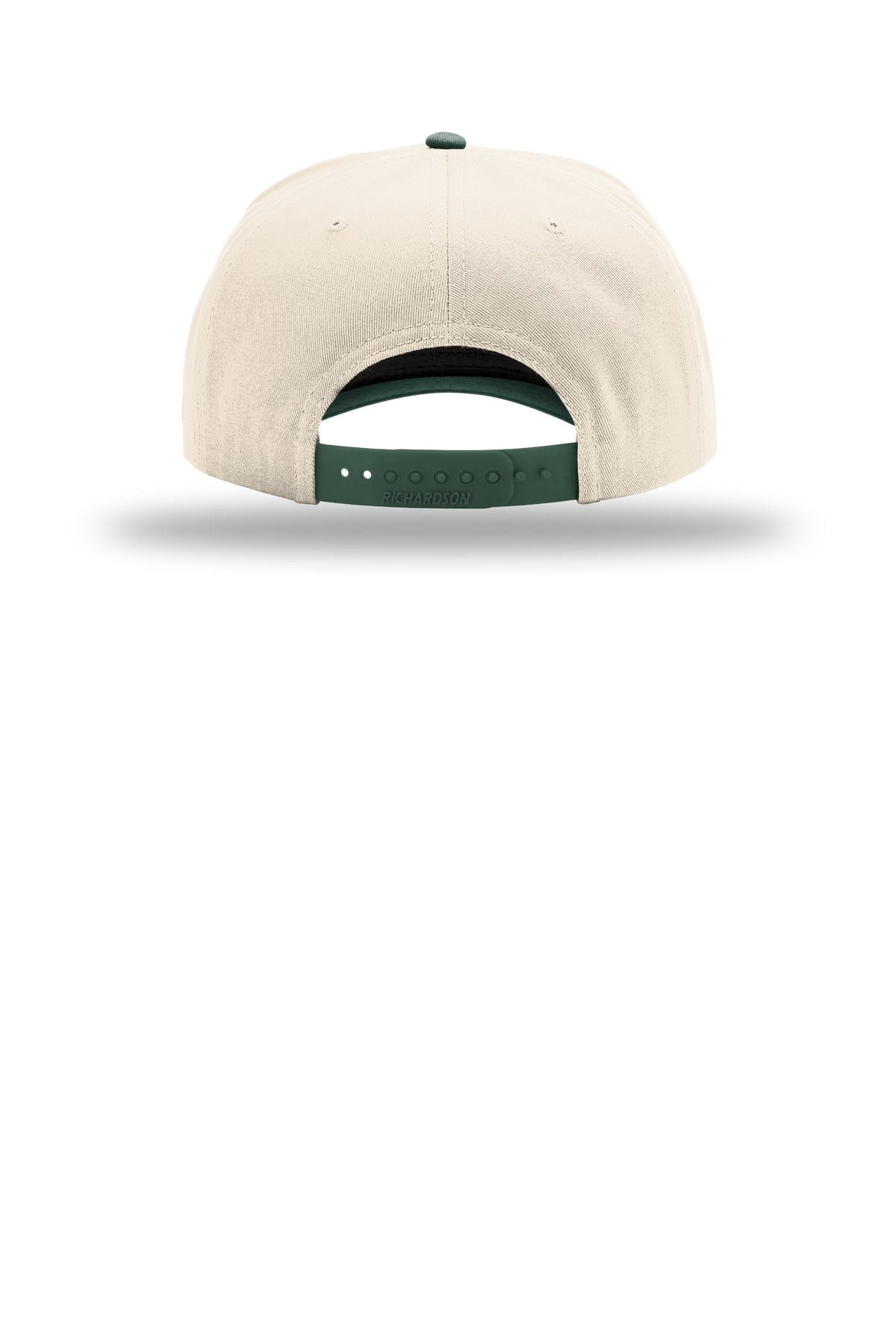 Richardson Full Fabric 5-Panel Champ - Cream/ Cream/ Dark Green