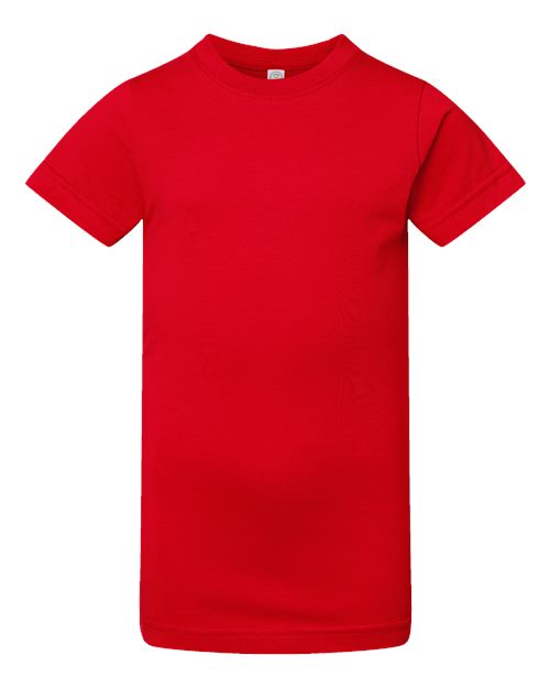Girls' Fine Jersey Tee - Red