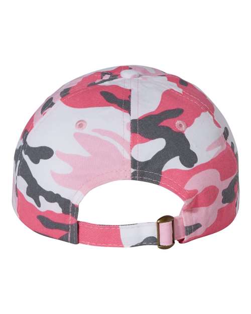 Bio-Washed Classic Dad Hat - Pink Camo