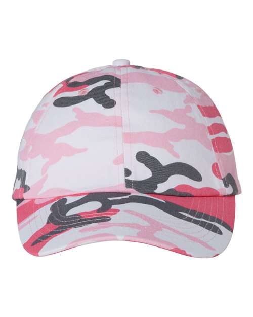 Bio-Washed Classic Dad Hat - Pink Camo