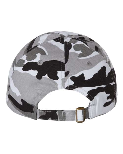 Bio-Washed Classic Dad Hat - Grey Camo