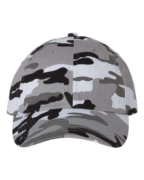 Bio-Washed Classic Dad Hat - Grey Camo