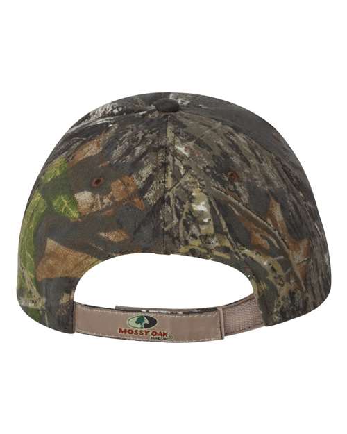 Licensed Camo Hook-and-Loop Cap - Mossy Oak BreakUp