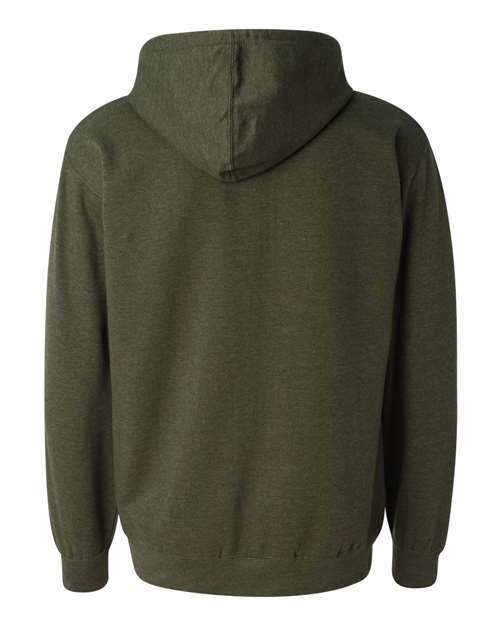 Unisex Midweight Hooded Sweatshirt - Army Heather