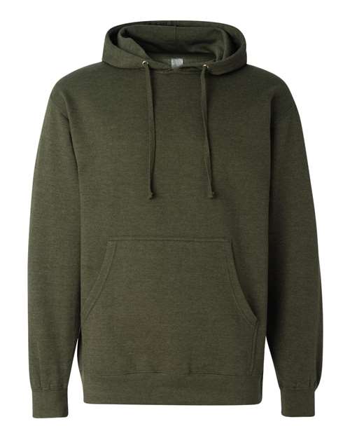 Unisex Midweight Hooded Sweatshirt - Army Heather