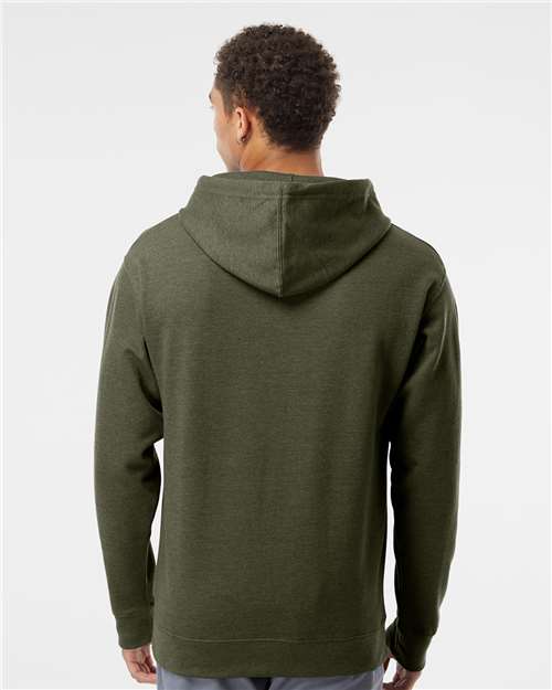 Unisex Midweight Hooded Sweatshirt - Army Heather