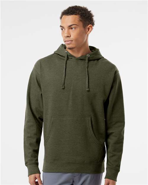 Unisex Midweight Hooded Sweatshirt - Army Heather