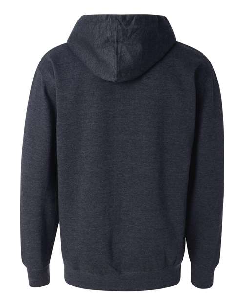 Unisex Midweight Hooded Sweatshirt - Classic Navy Heather