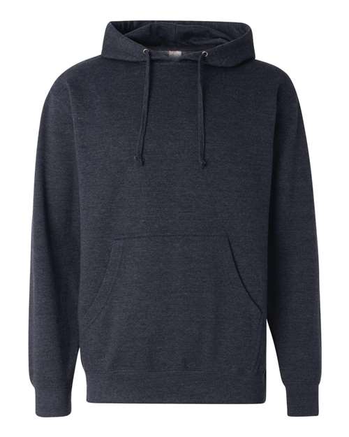 Unisex Midweight Hooded Sweatshirt - Classic Navy Heather
