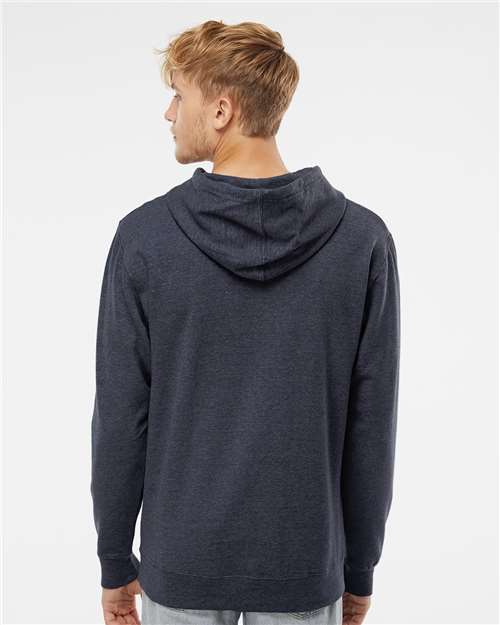 Unisex Midweight Hooded Sweatshirt - Classic Navy Heather