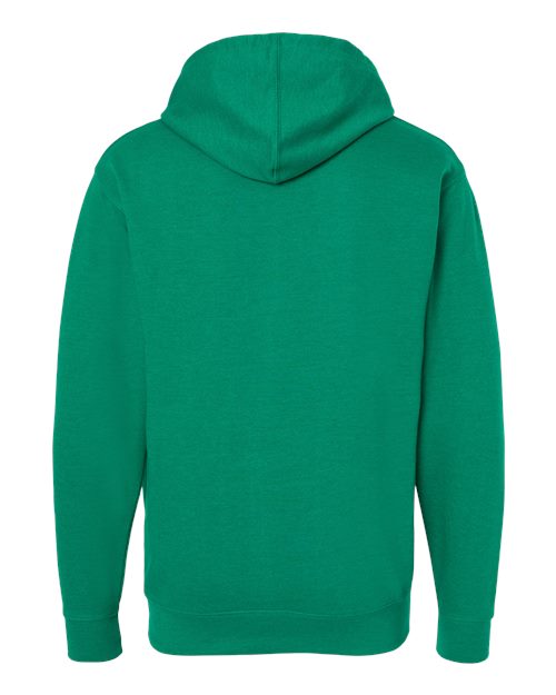 Unisex Midweight Hooded Sweatshirt - Kelly Green Heather