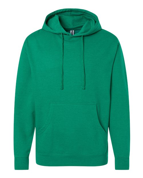 Unisex Midweight Hooded Sweatshirt - Kelly Green Heather