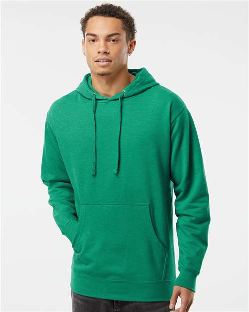 Unisex Midweight Hooded Sweatshirt - Kelly Green Heather