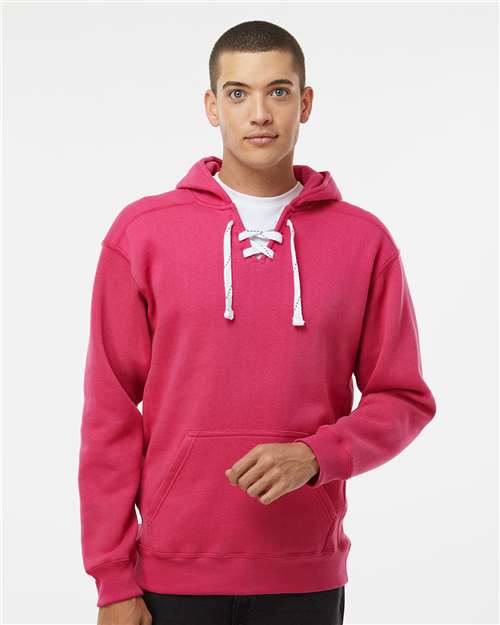 Men's Sport Lace Hooded Sweatshirt - Wildberry
