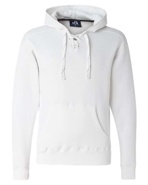Men's Sport Lace Hooded Sweatshirt - White