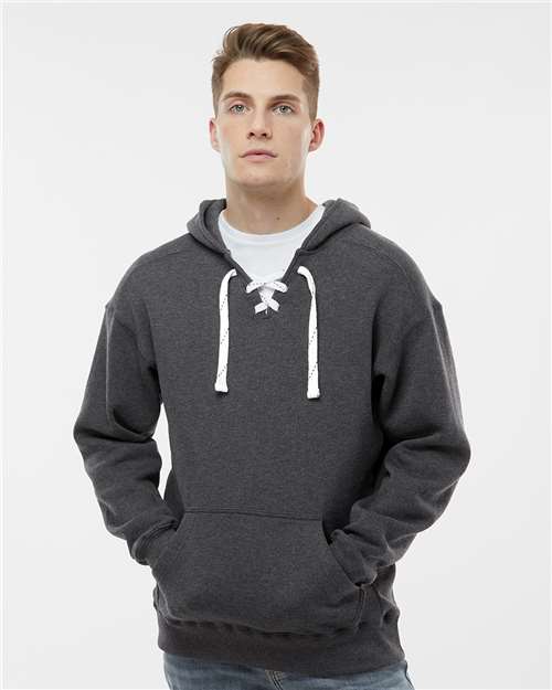 Men's Sport Lace Hooded Sweatshirt - Charcoal Heather