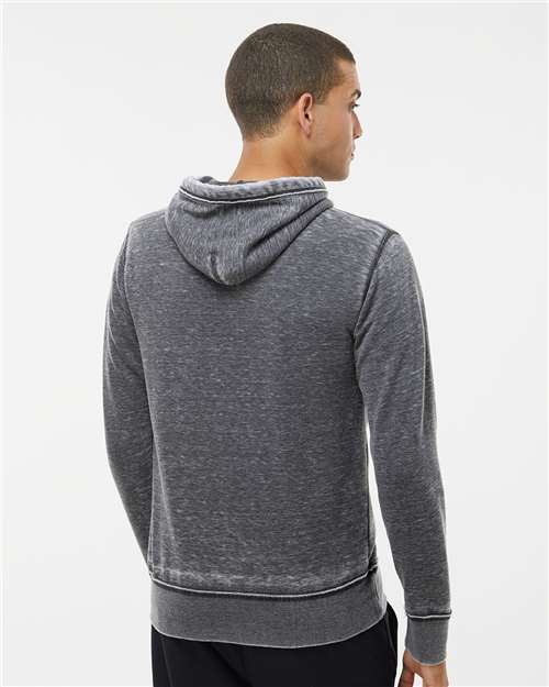 Men's Vintage Zen Fleece Full-Zip Hooded Sweatshirt - Dark Smoke