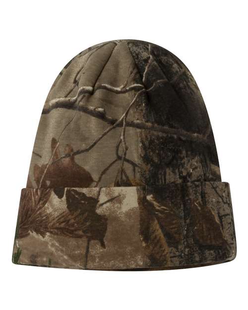 12" Licensed Camo Cuffed Beanie - Realtree All Purpose