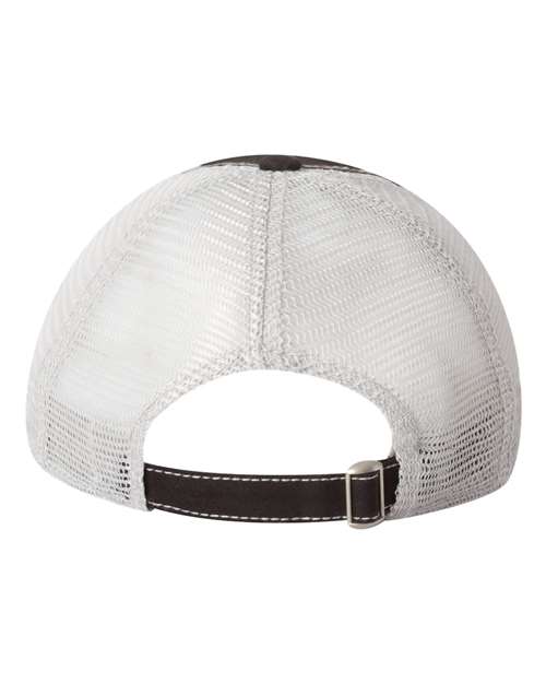 Bounty Dirty-Washed Mesh-Back Cap - Black/ Silver